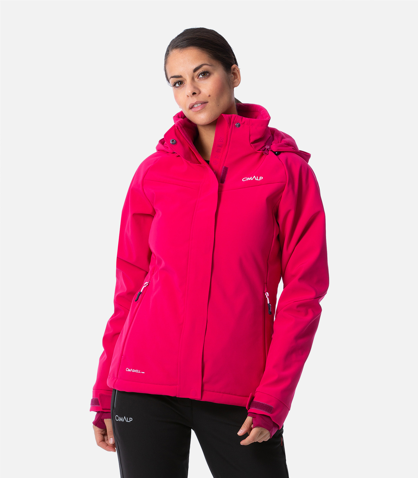 Funktionale Softshell-Skijacke