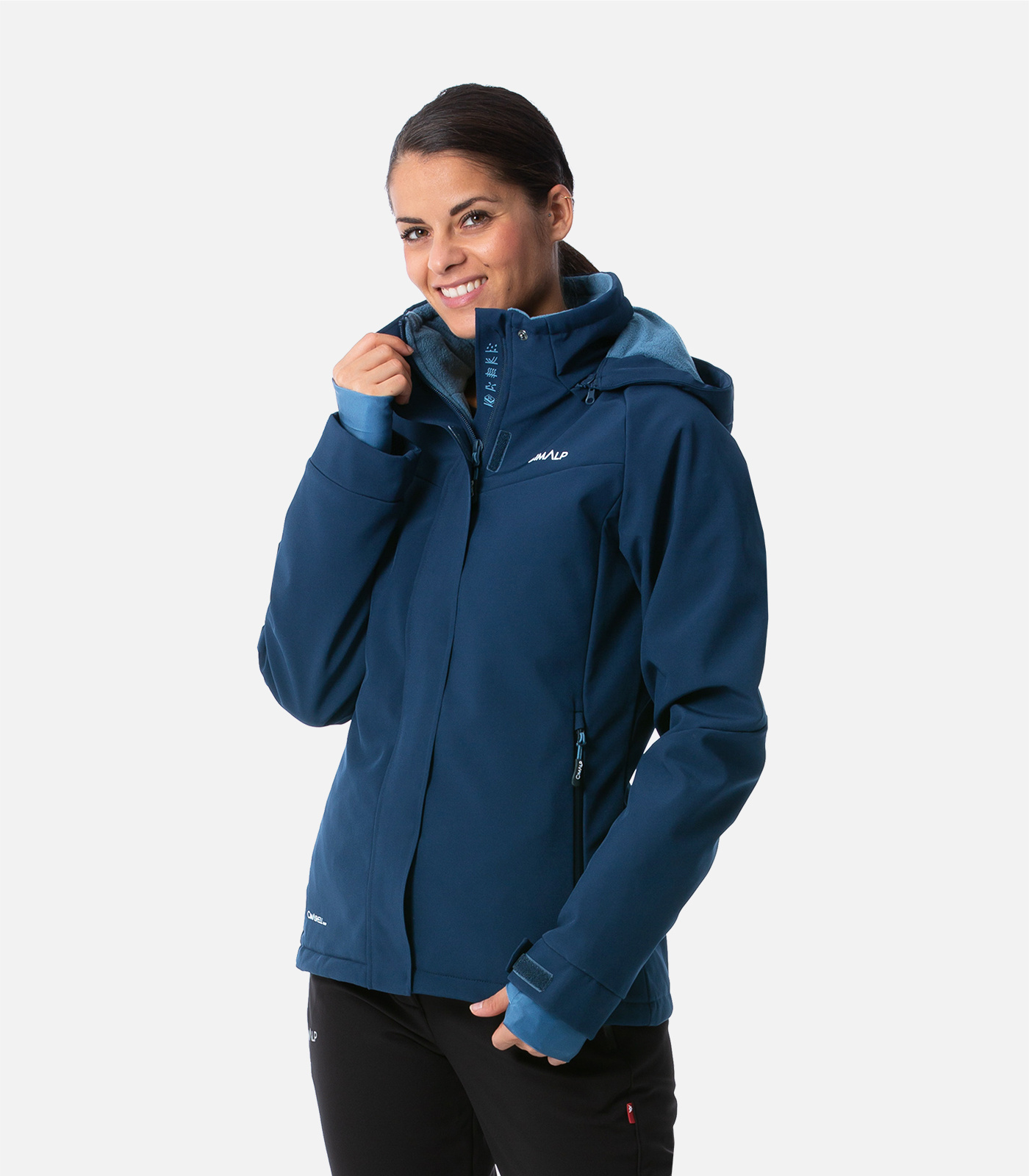 Funktionale Softshell-Skijacke
