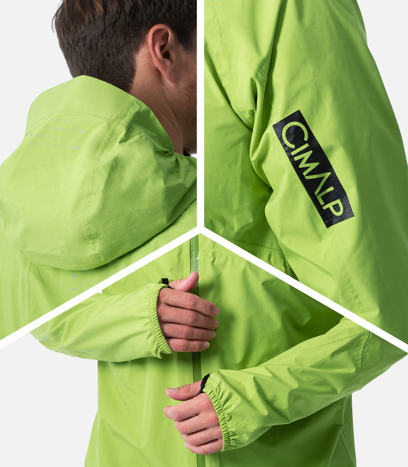 Veste de trail Ultrashell imperméable et coupe-vent