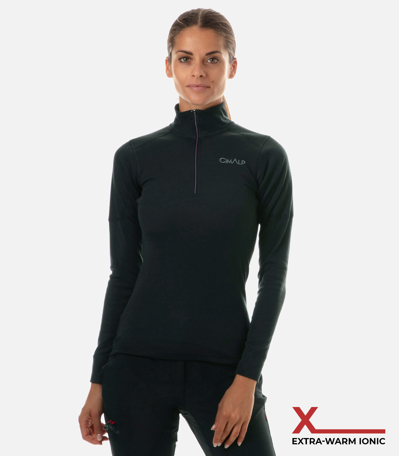 Extrawarmer Baselayer mit Reißverschluss