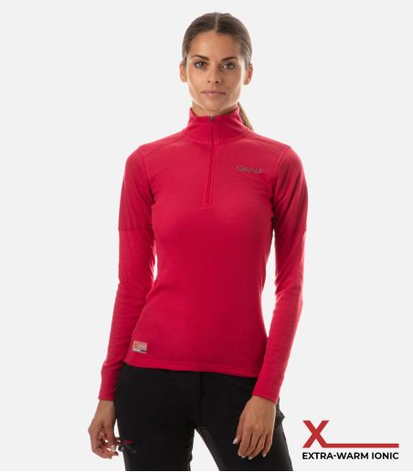 Sous-vêtement extra-chaud à col montant zippé