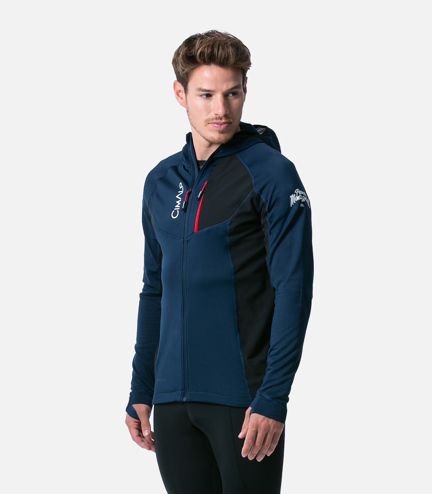 Veste de trail thermique et stretch