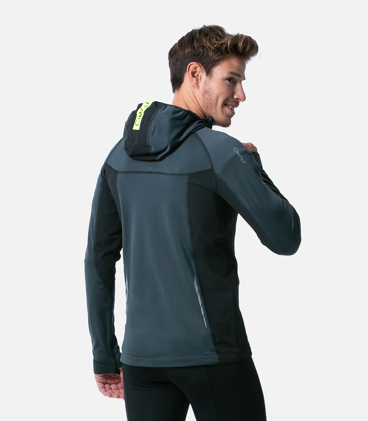 Veste de trail thermique et stretch