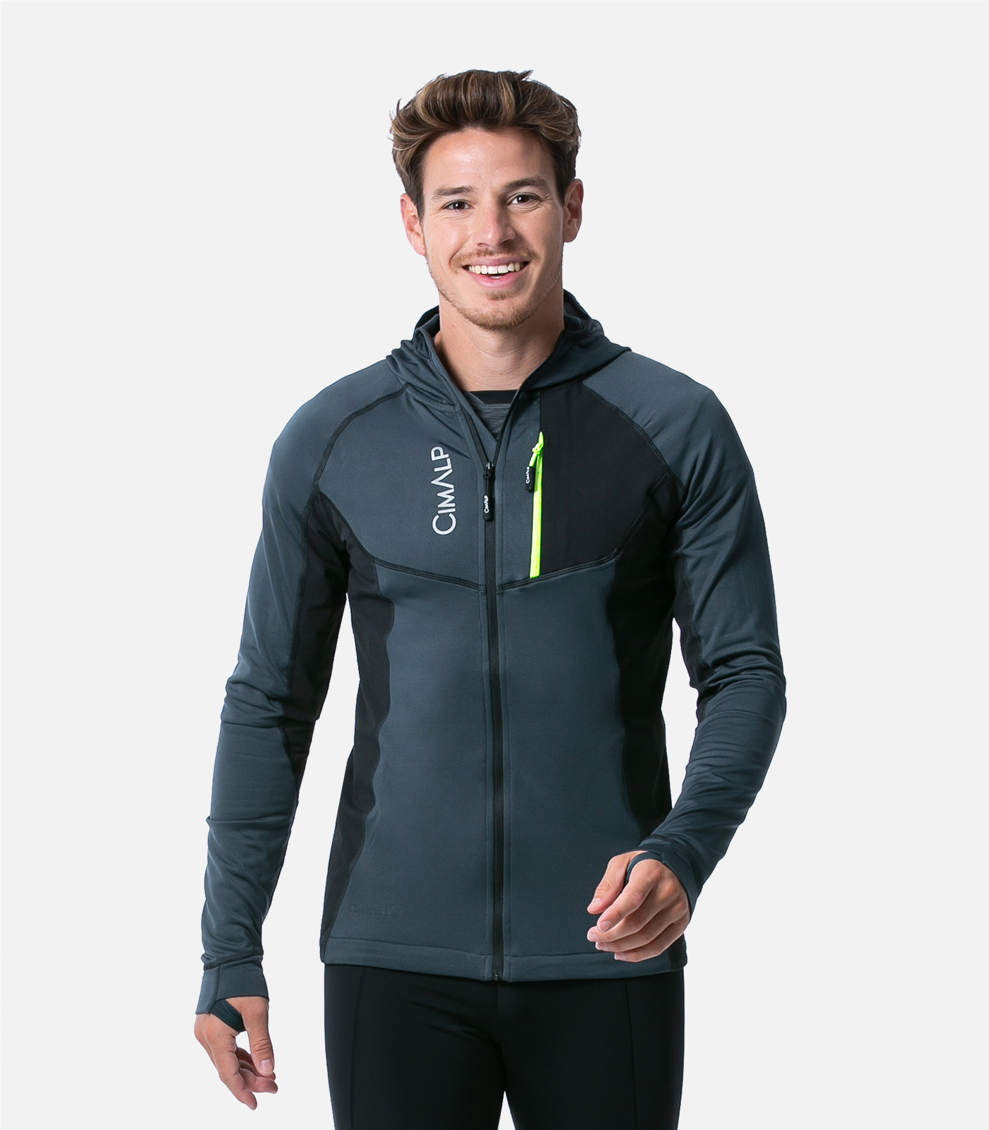 Veste de trail thermique et stretch