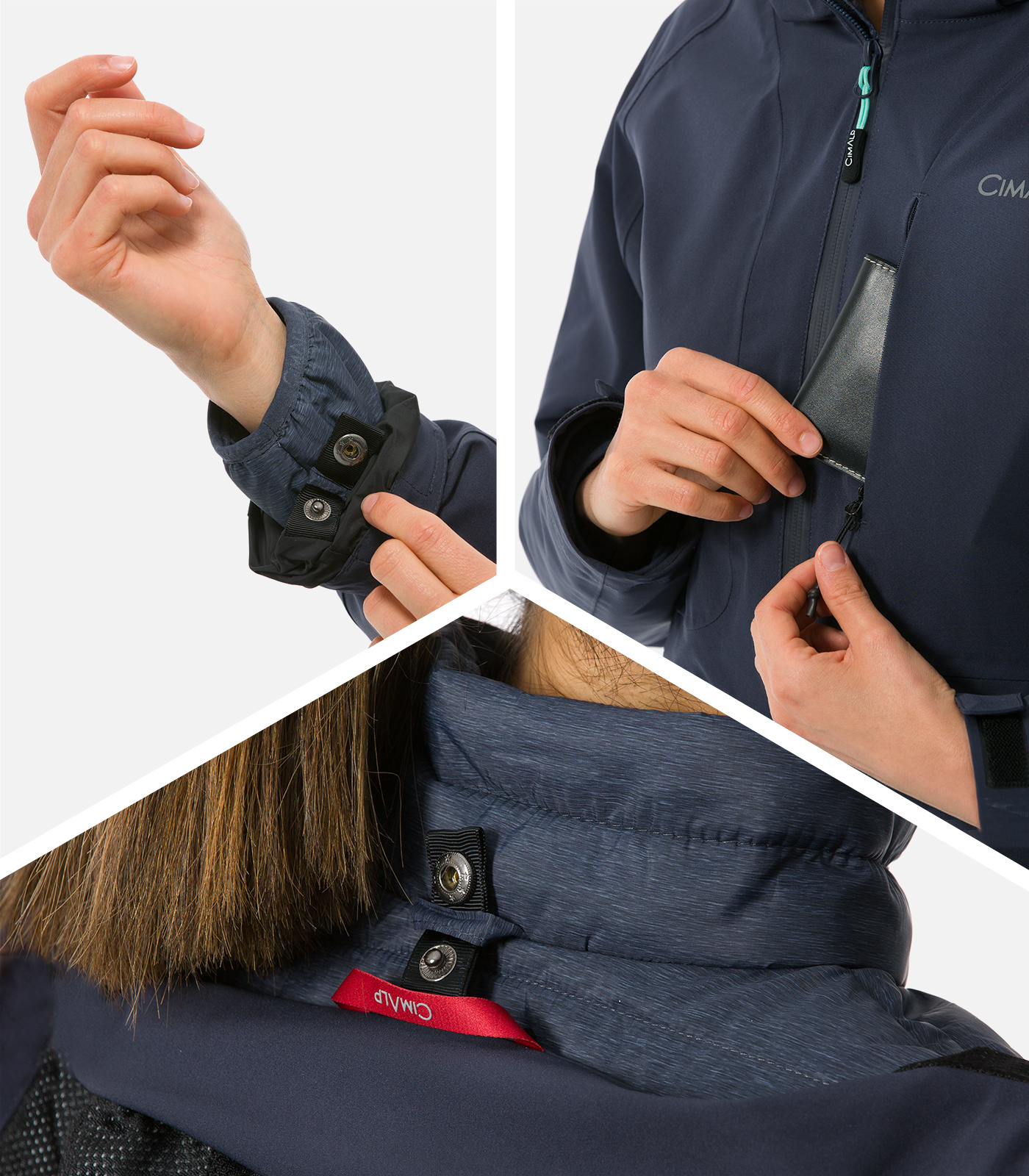 Veste transformable 3 en 1 chaude et imperméable