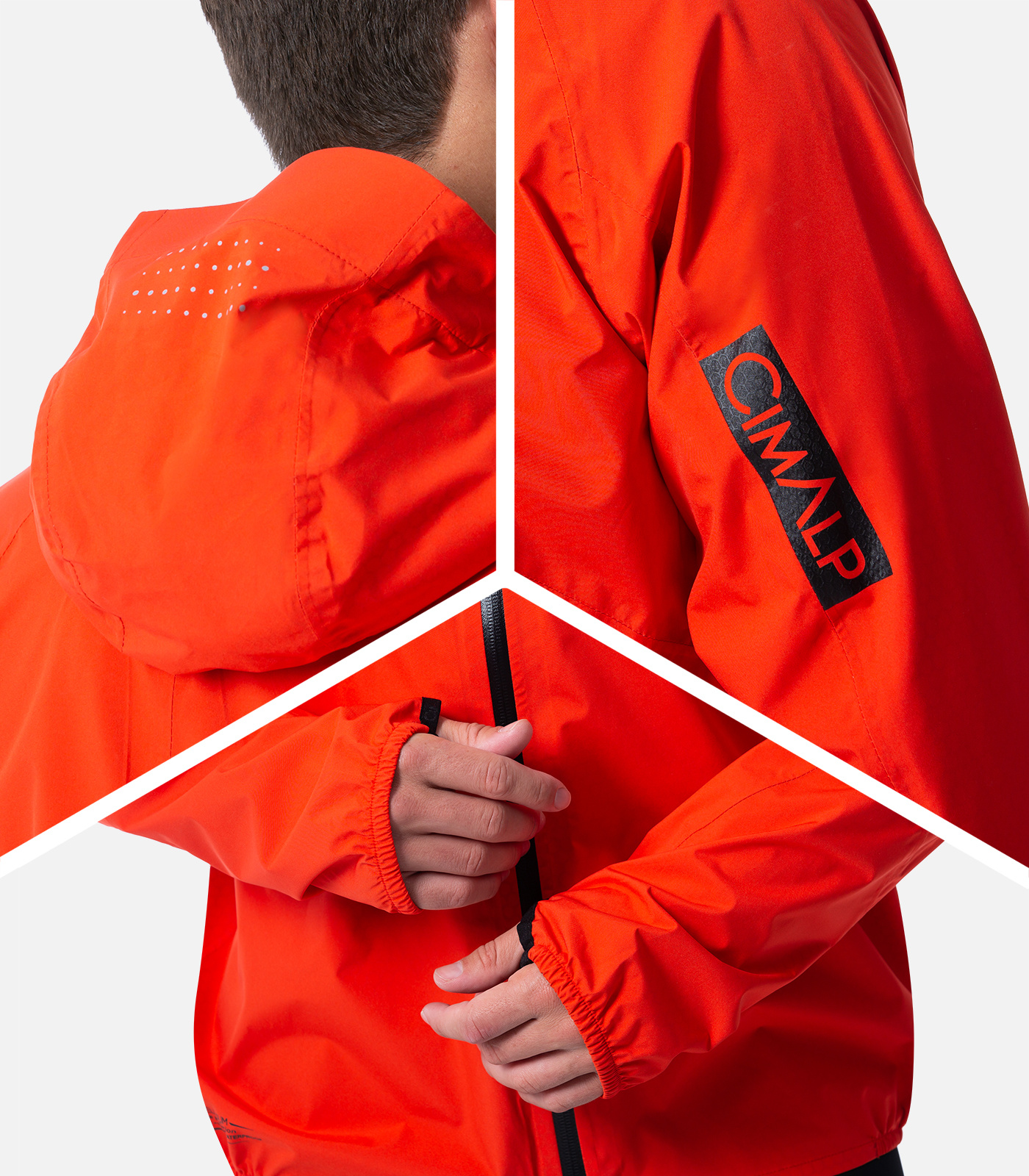 Veste de trail Ultrashell imperméable et coupe-vent