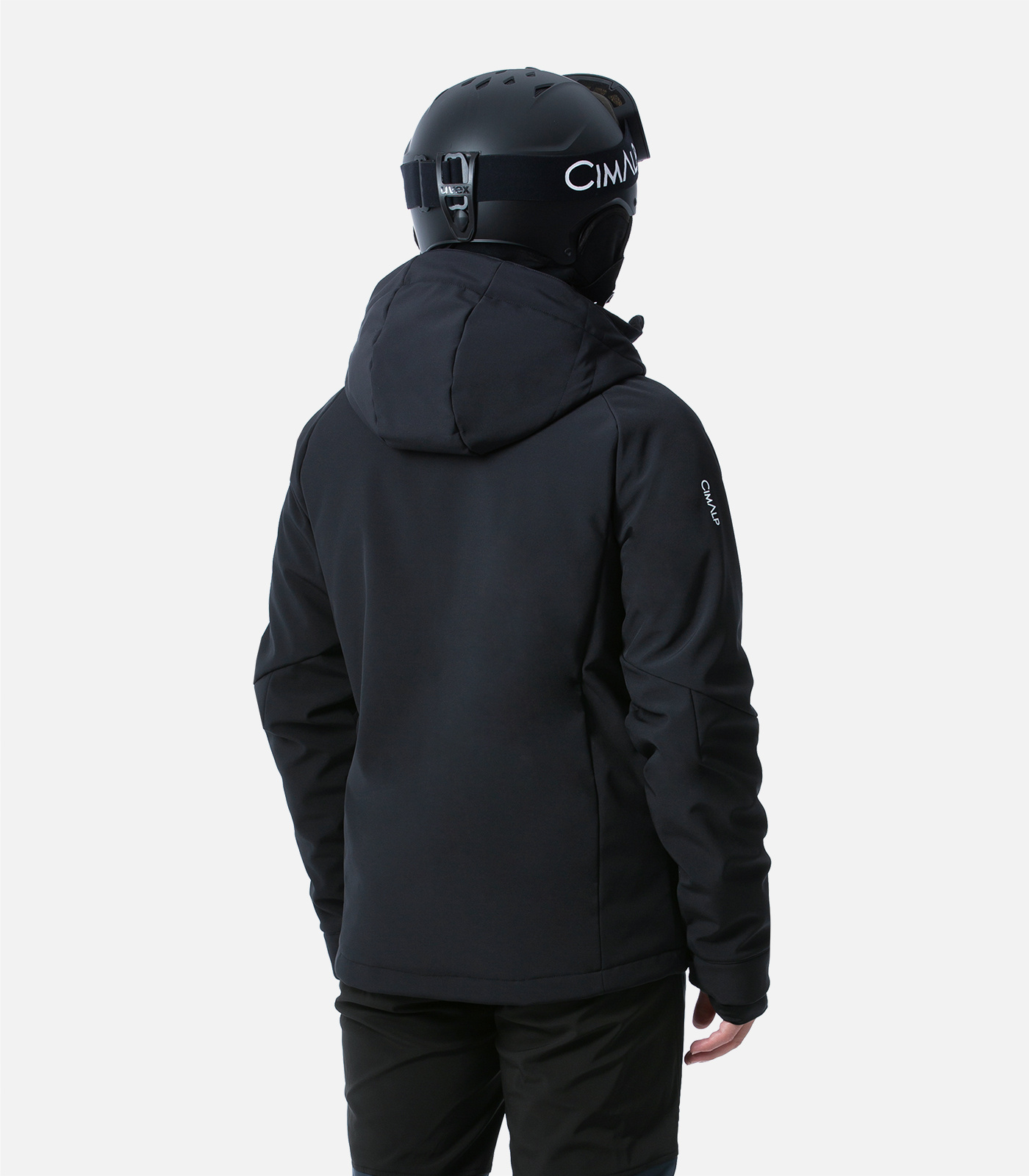 Warme, technische Softshell-Skijacke