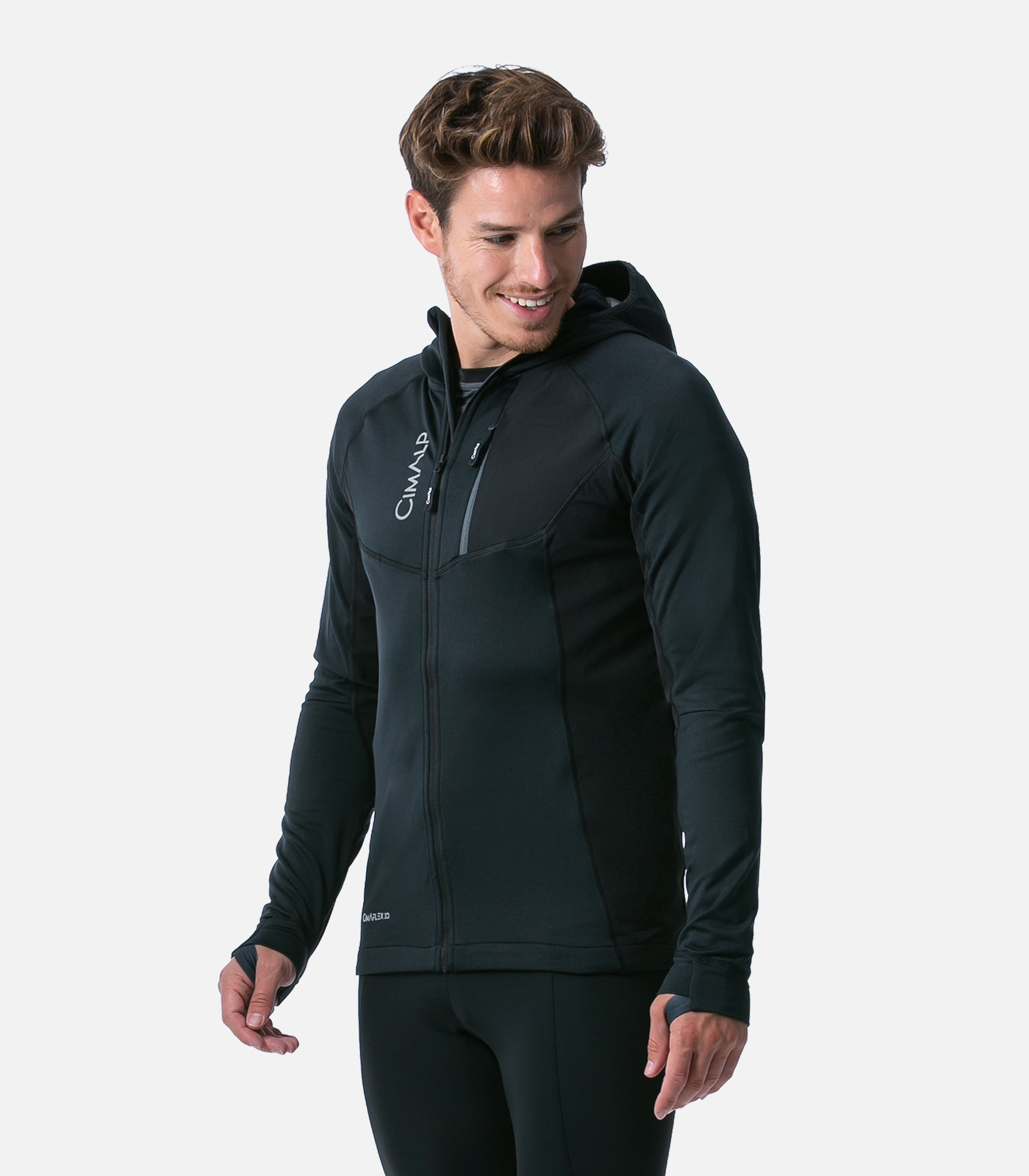 Veste de trail thermique et stretch