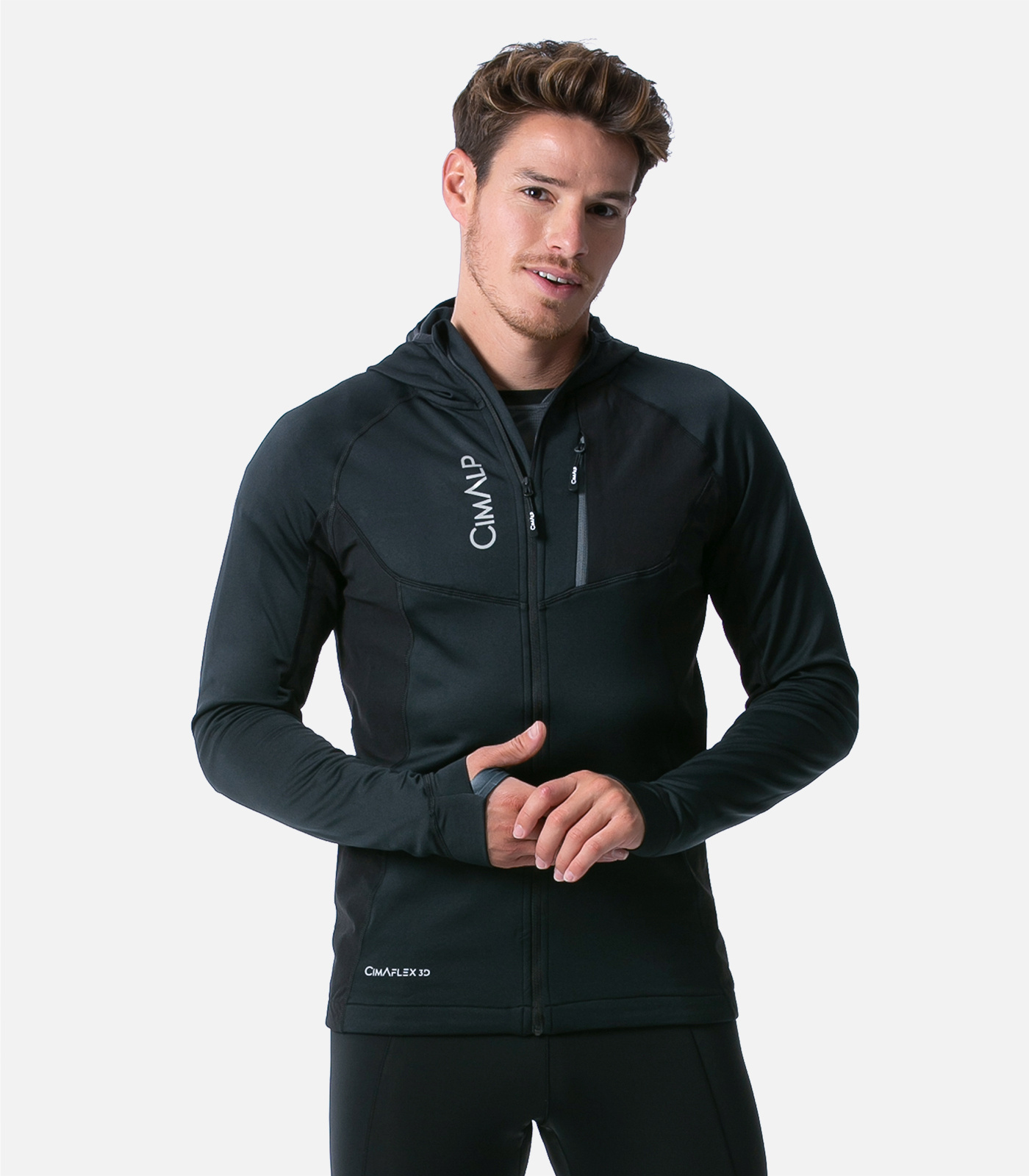 Veste de trail thermique et stretch