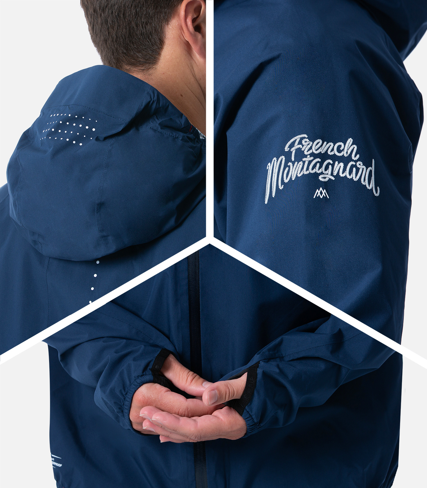 Veste de trail Ultrashell imperméable et coupe-vent