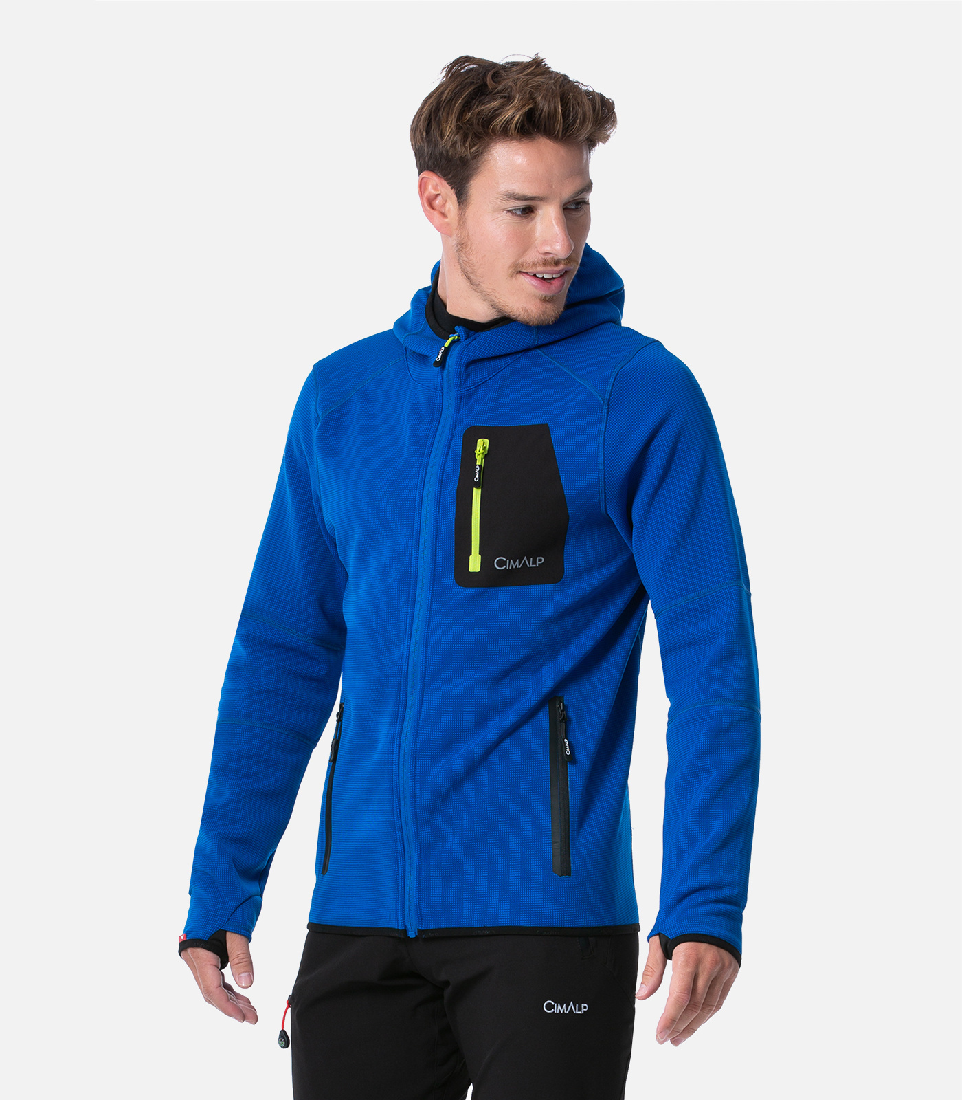 Extrawarme Jacke mit integrierter Gesichtsmaske