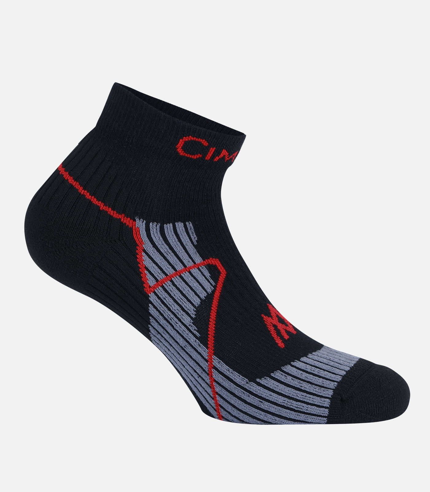 Halbhohe Trailrunning-Socken