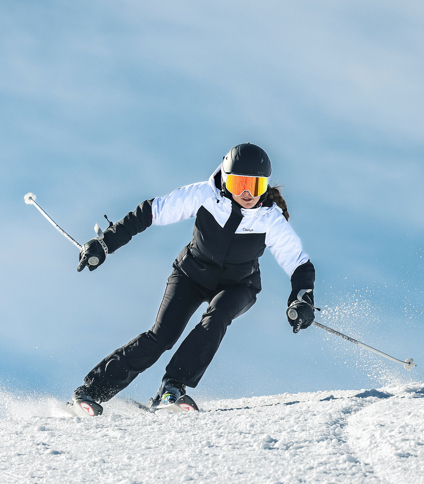 Funktionale Softshell-Skijacke