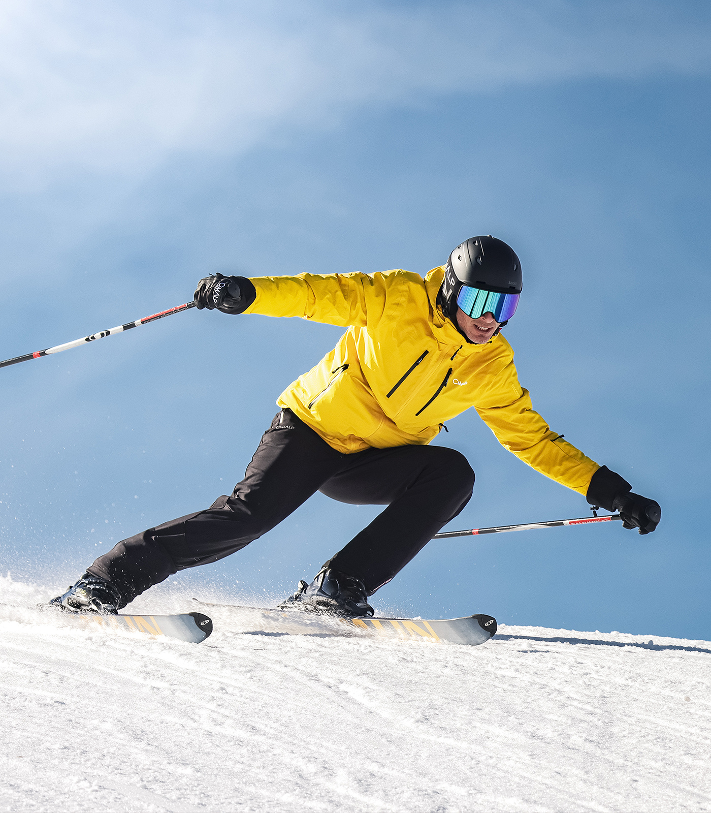 Funktionale Skijacke mit Stretch