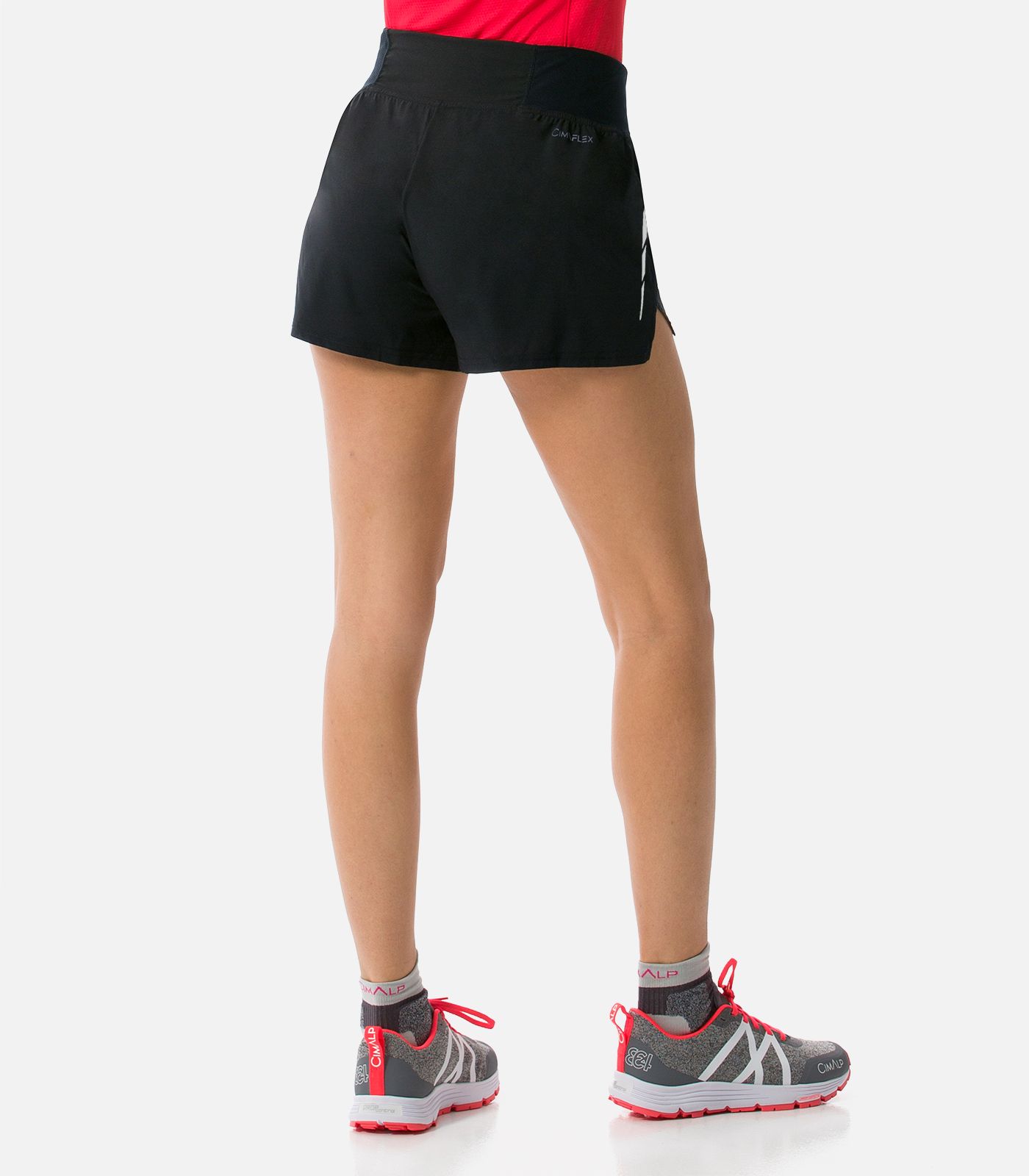 Short trail running 2 en 1 + ceinture multi-poches