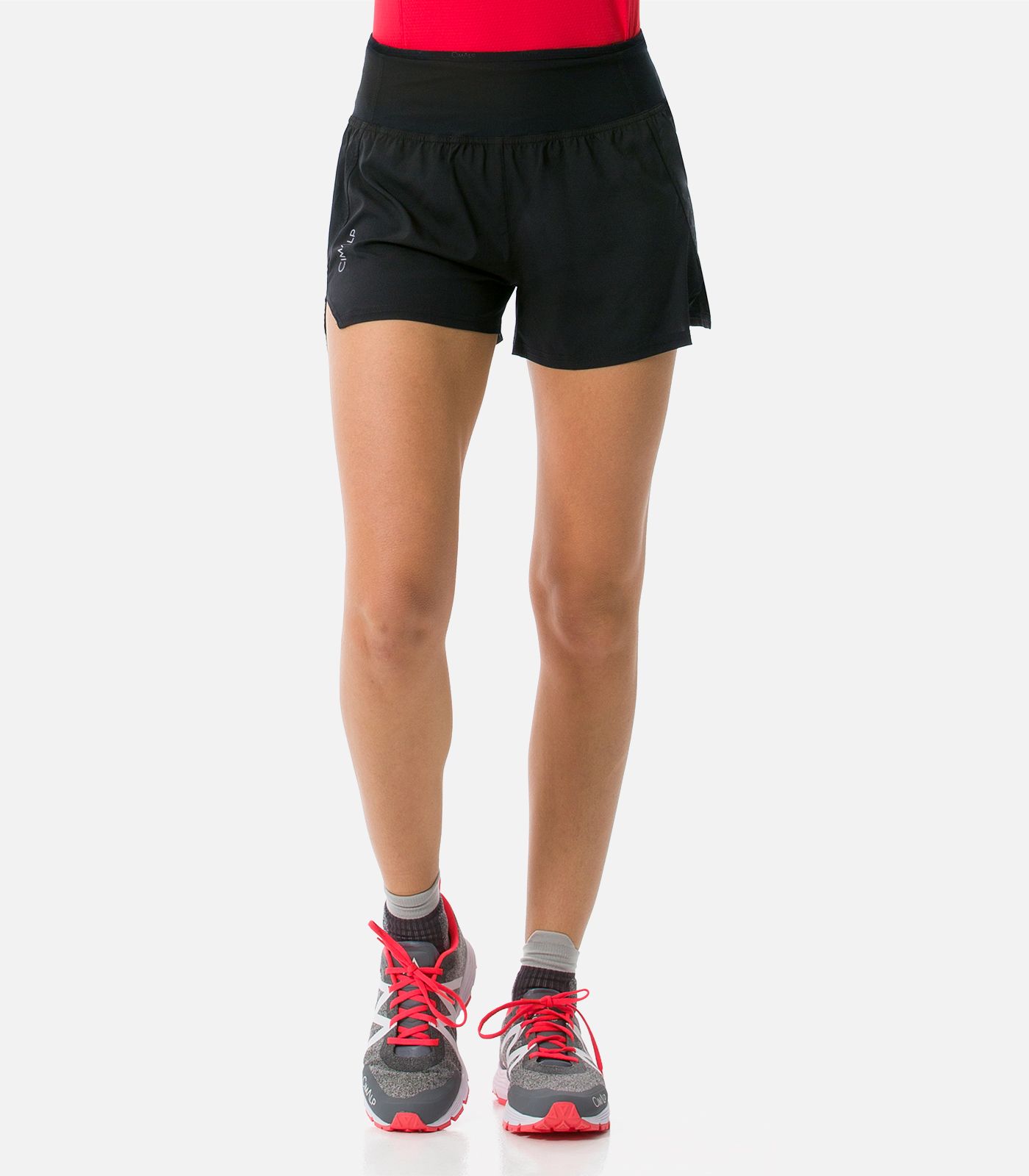 Short trail running 2 en 1 + ceinture multi-poches