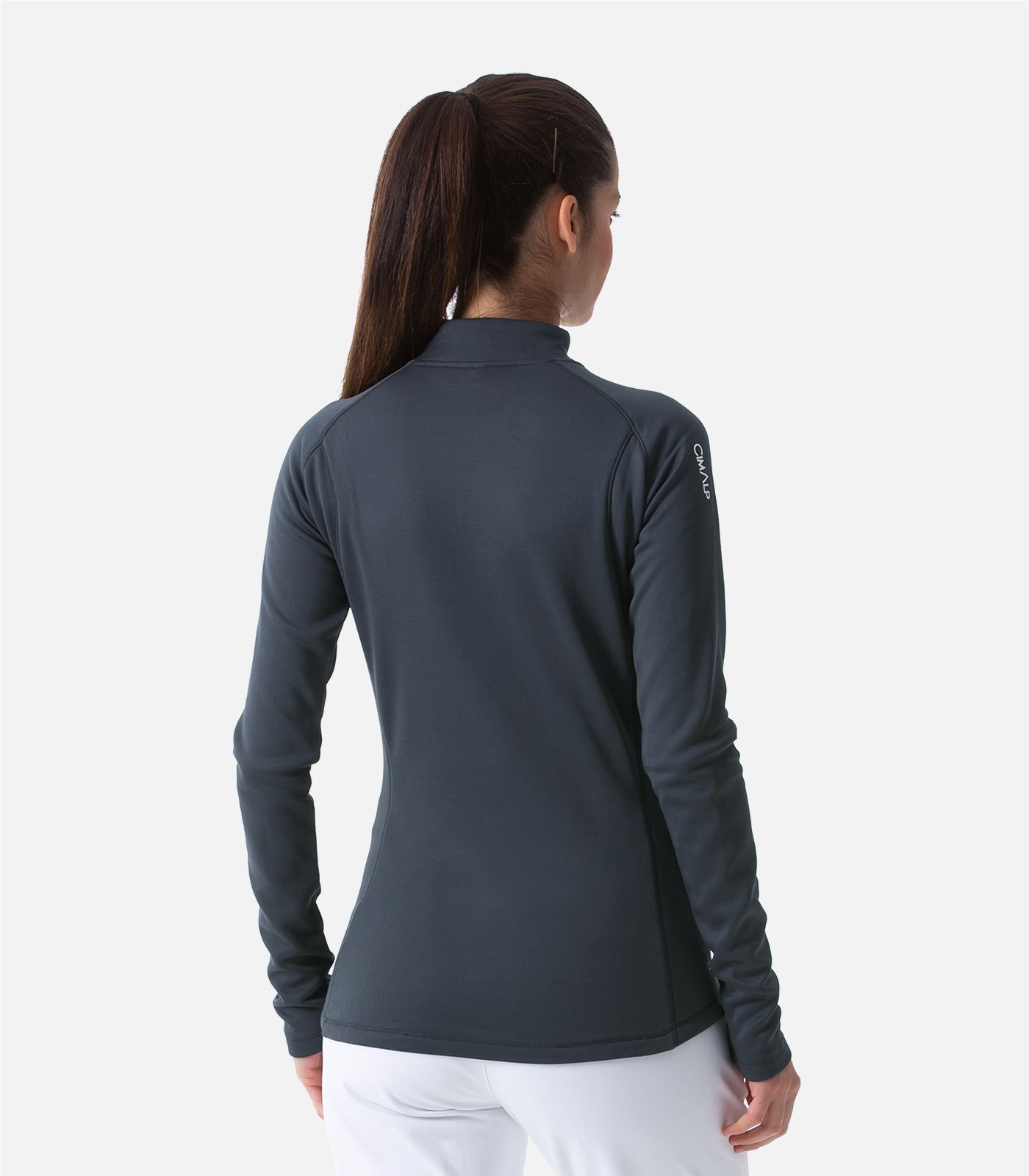 Sweat technique chaud & stretch à col zippé