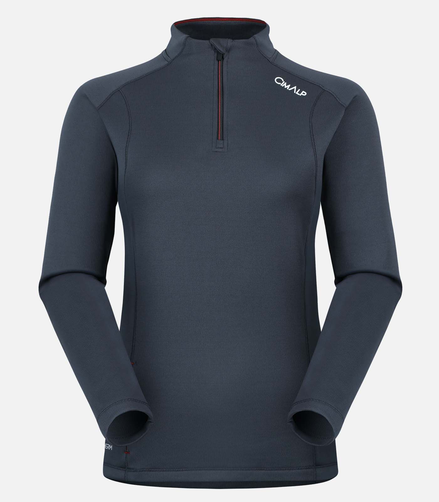Sweat technique chaud & stretch à col zippé