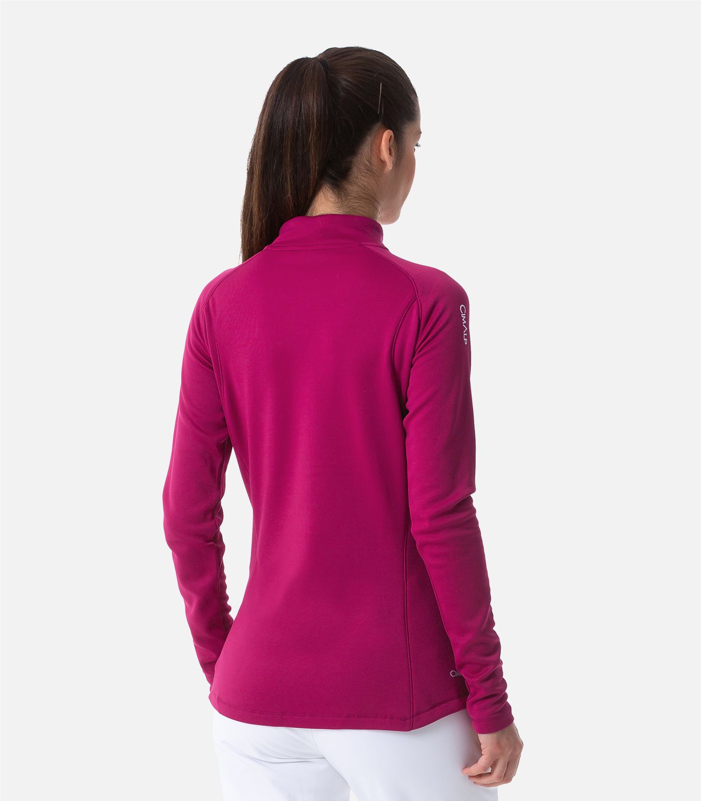 Sweat technique chaud & stretch à col zippé