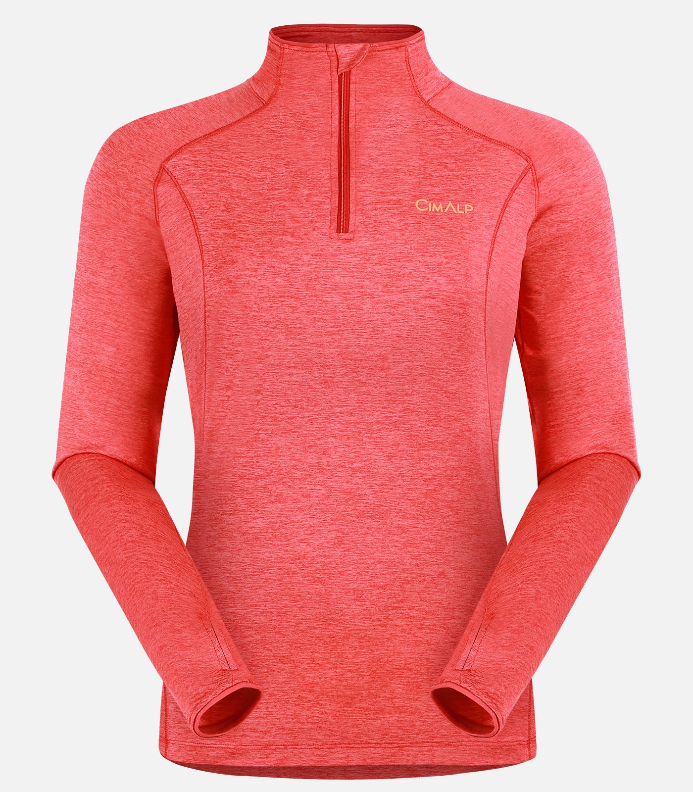 Langärmeliges Trail T-Shirt mit Reißverschluss