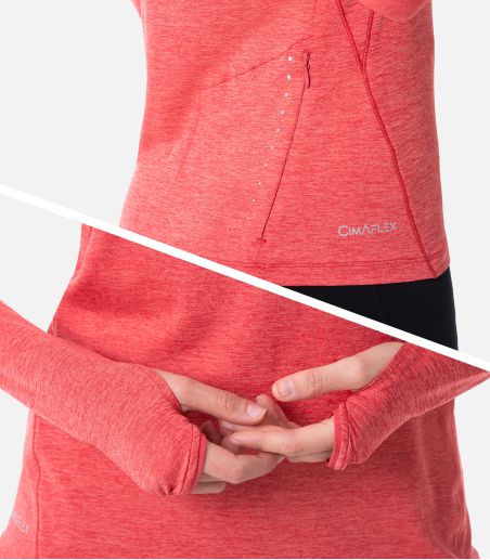Maillot thermique performant à col zippé