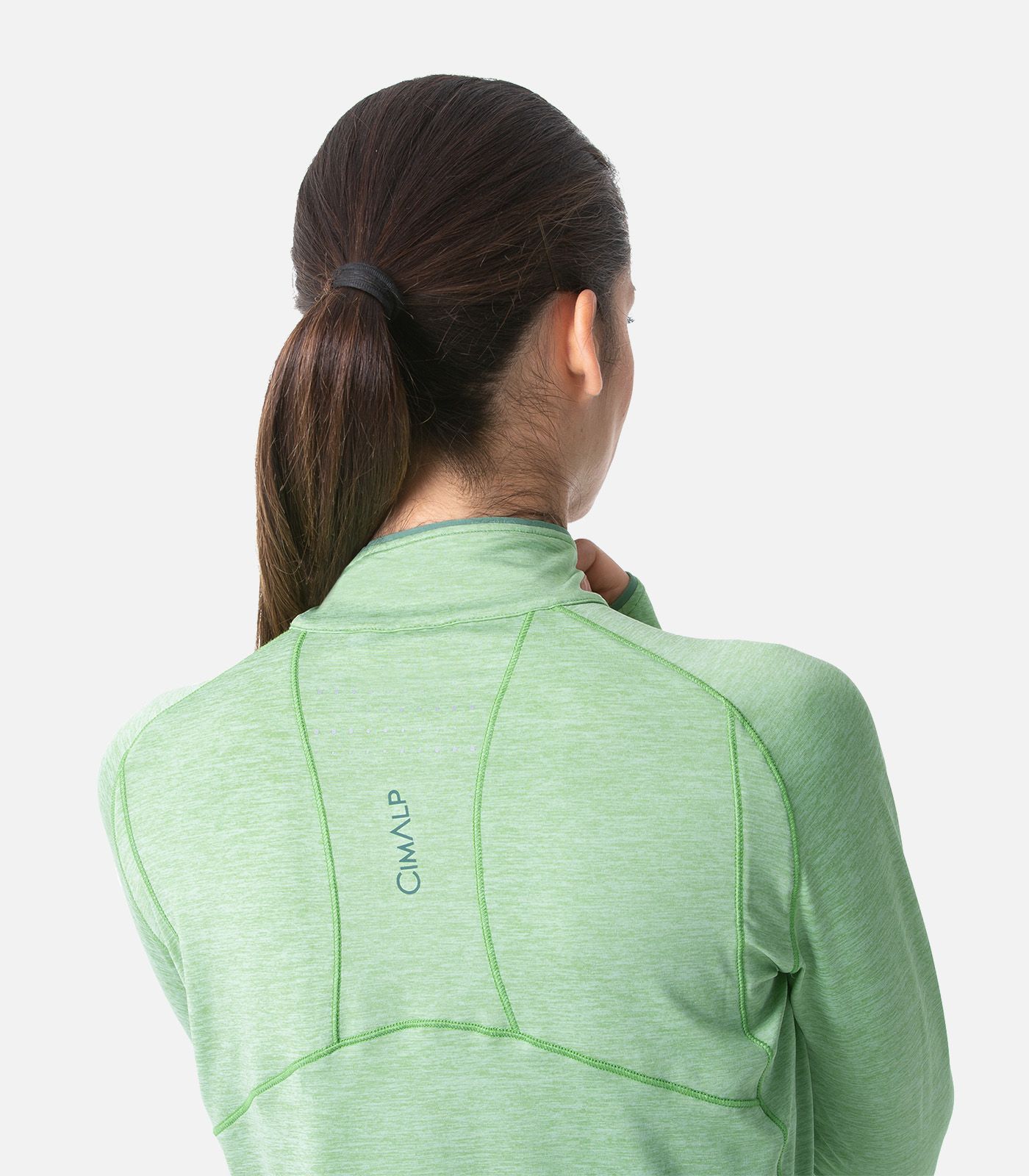 Langärmeliges Trail T-Shirt mit Reißverschluss