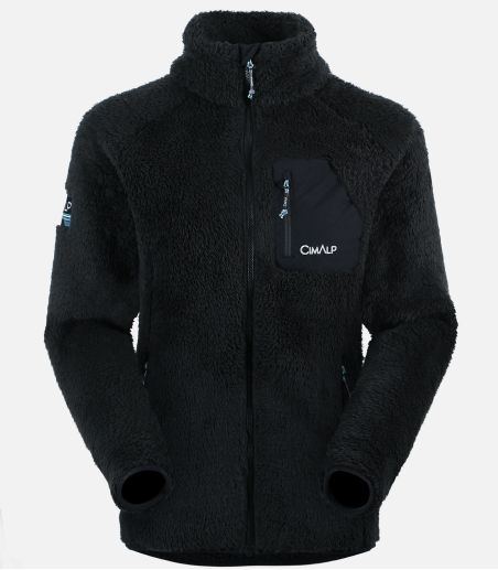 Veste polaire chaude à poils longs