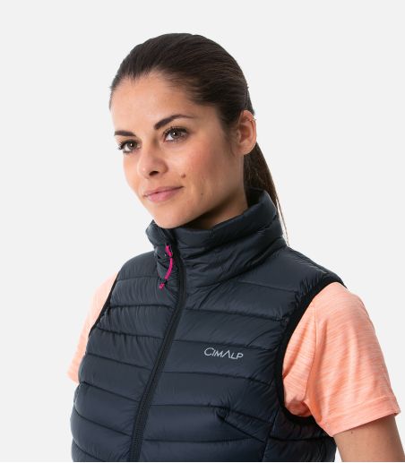 Doudoune sans manches en duvet Cimaloft®