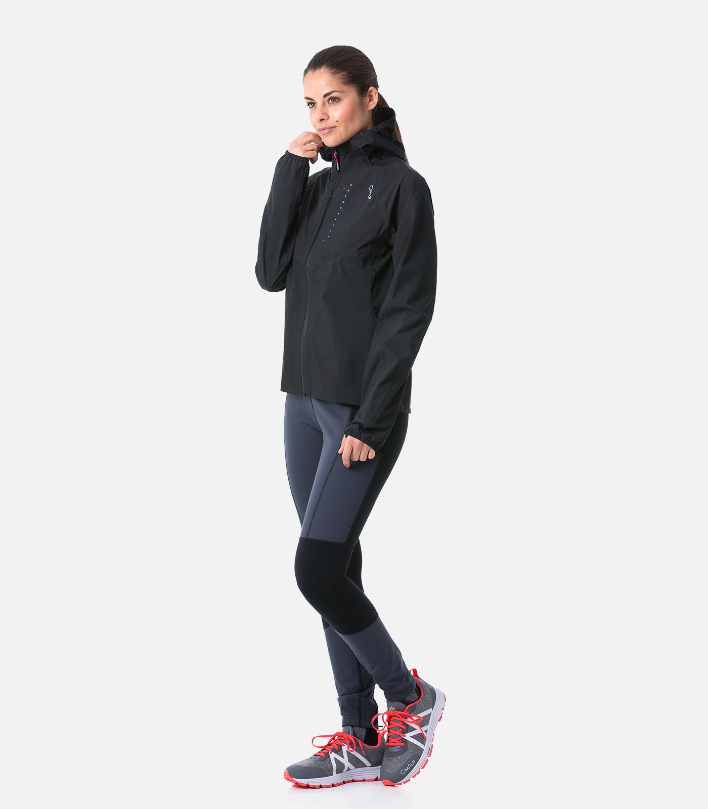 Veste de trail imperméable et respirante
