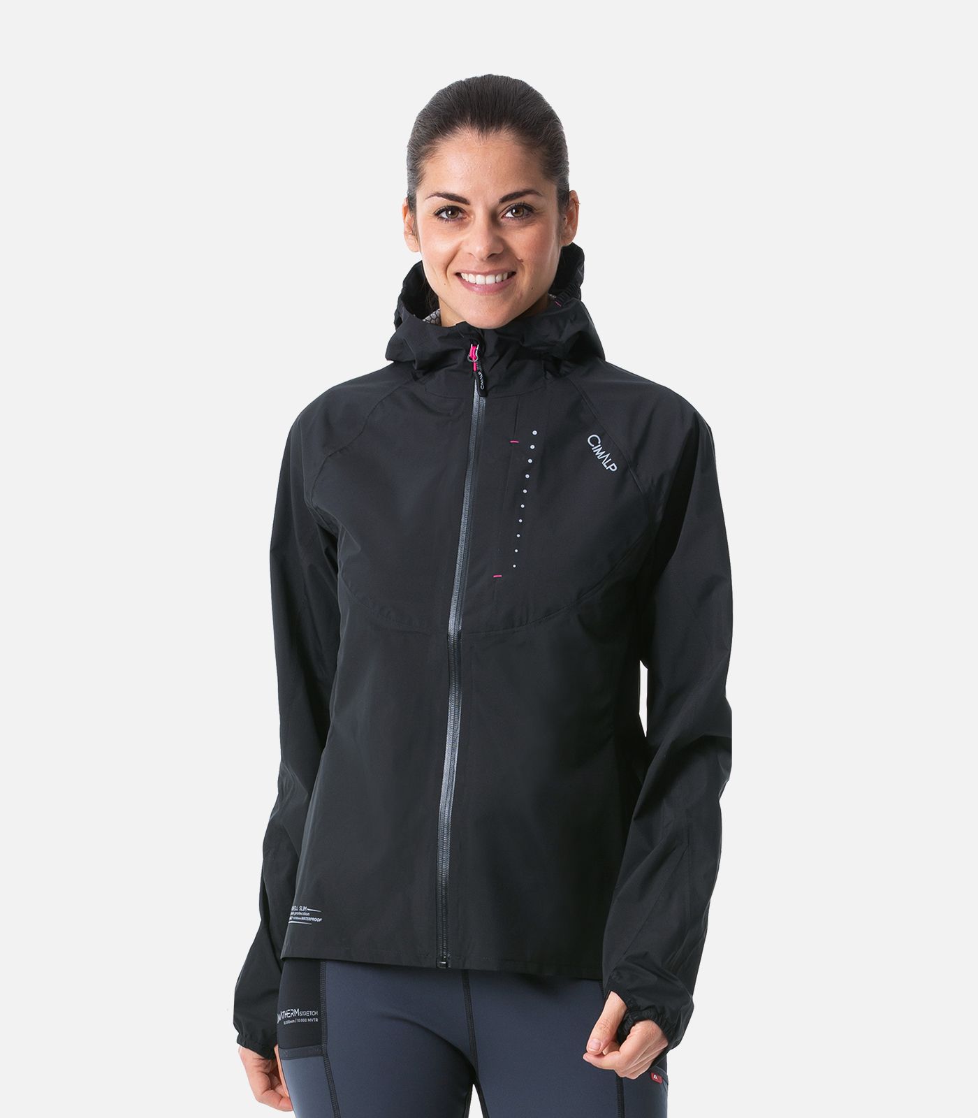 Veste de trail imperméable et respirante
