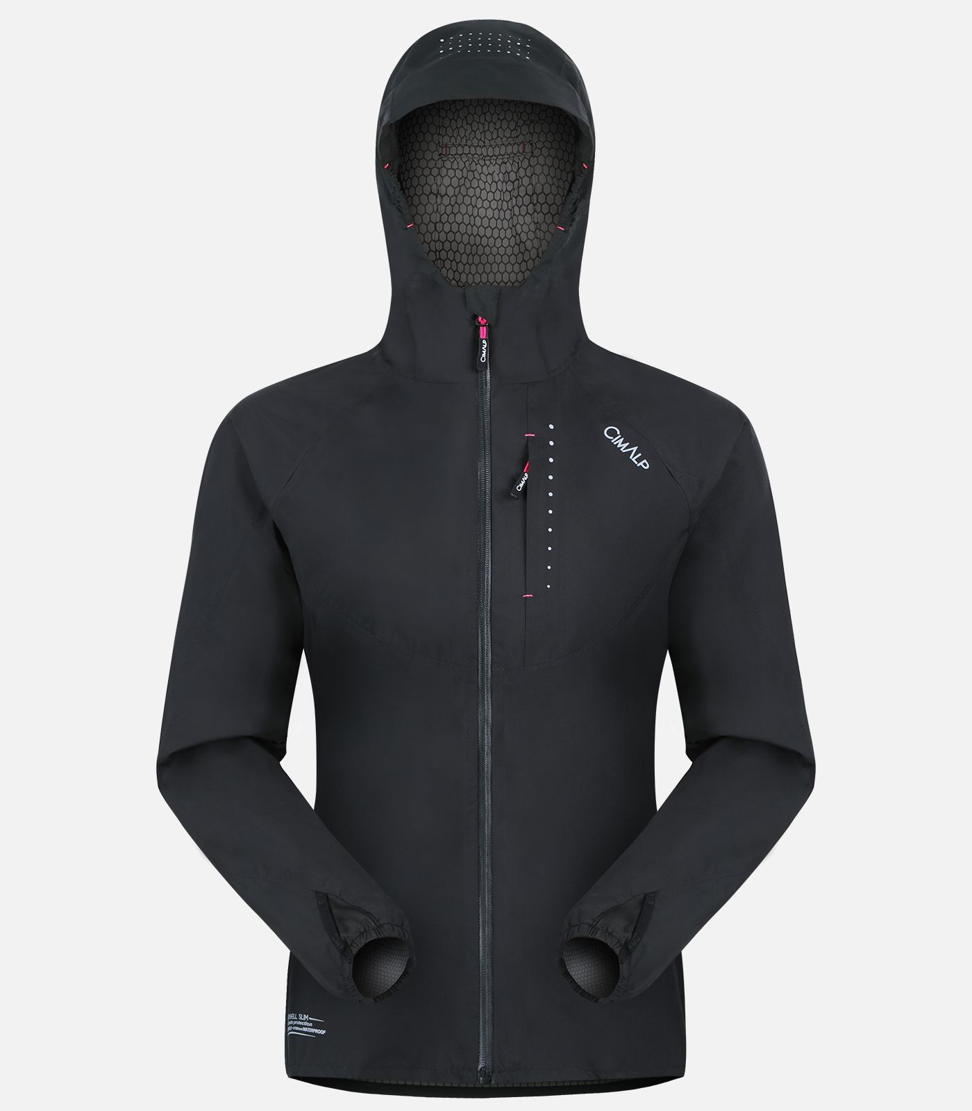 Veste de trail imperméable et respirante