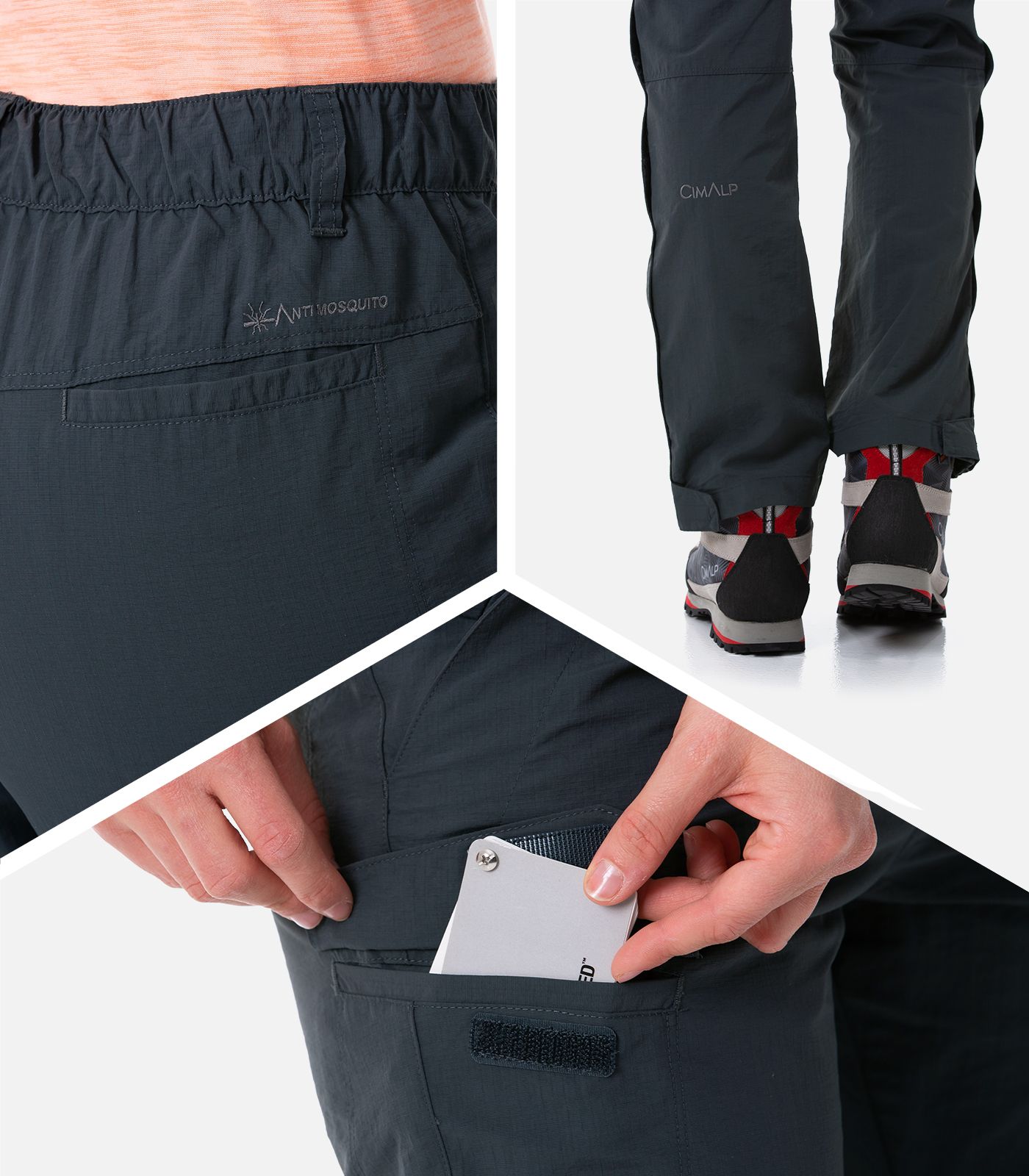 Pantalon transformable 2 en 1 & anti-moustiques