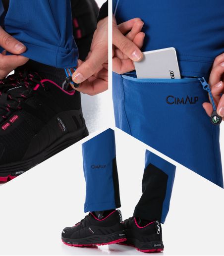 Pantalon de montagne stretch avec renforts 