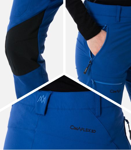 Pantalon de montagne stretch avec renforts 