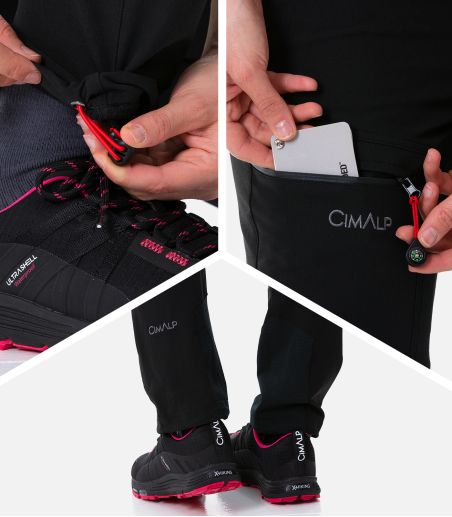 Pantalon de montagne stretch avec renforts 