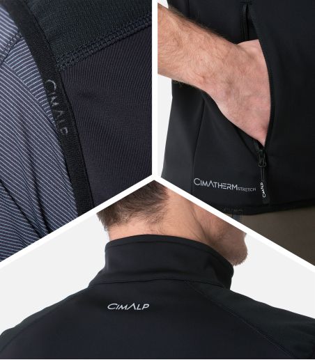 Gilet polaire avec renforts Kevlar en CIMAFLEX POWER
