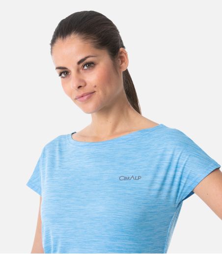 Atmungsaktives Smart-Dry-Funktionsshirt - Weiter Rundhalsausschnitt