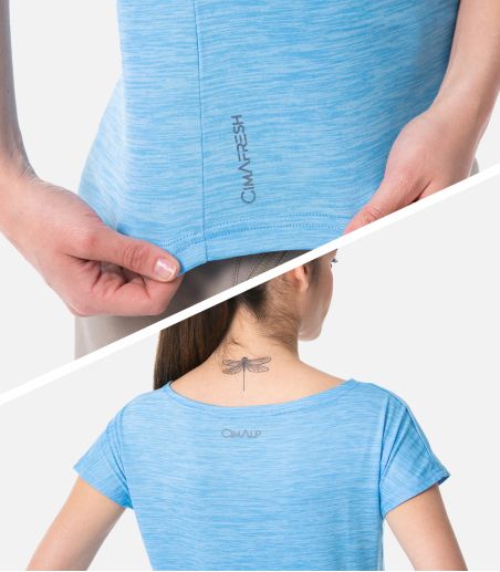 Atmungsaktives Smart-Dry-Funktionsshirt - Weiter Rundhalsausschnitt