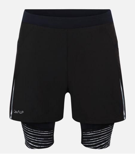 Short de trail running 2 en 1 3D-FLEX