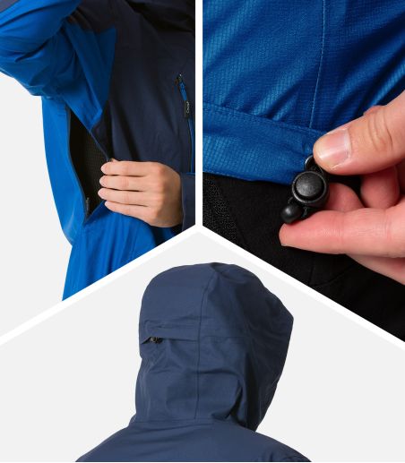 Veste de randonnée membrane respirante Ultrashell®