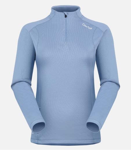 Sweat technique chaud & stretch à col zippé
