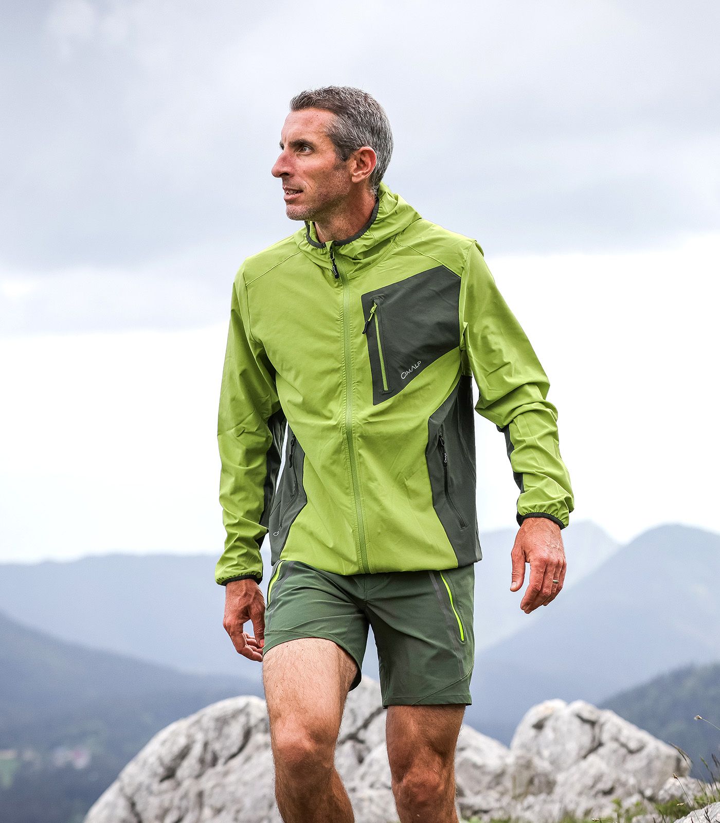 Veste coupe-vent et stretch