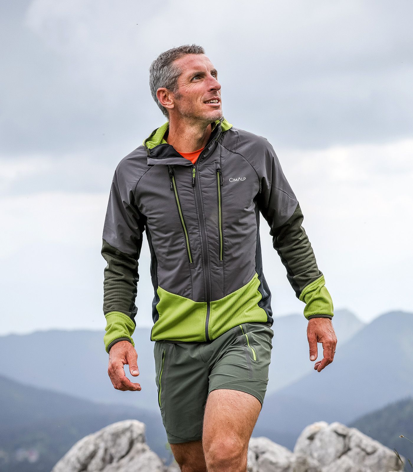 Fleecejacke aus CIMAGRID und PRIMALOFT