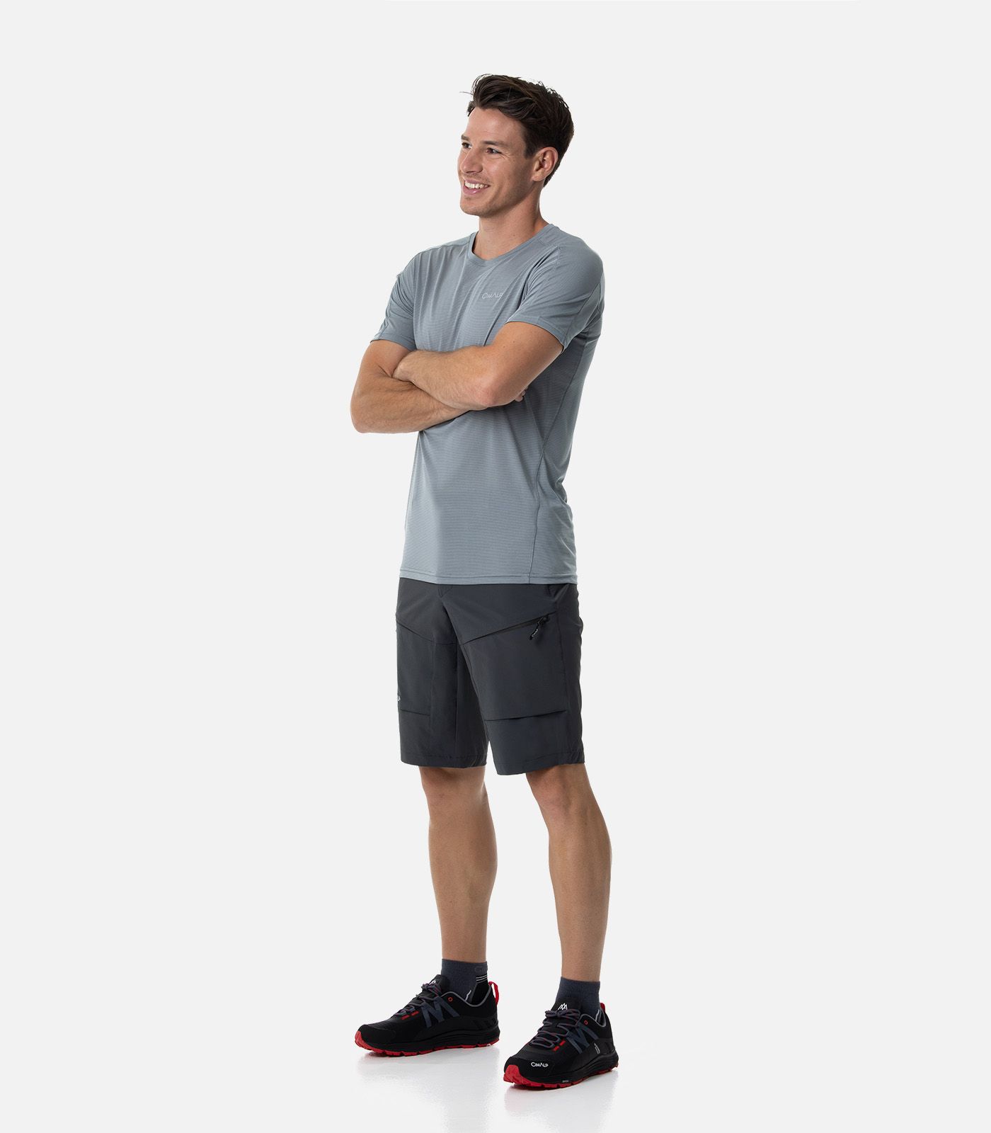 Kurze Funktionshose für Wandern und Reisen - lang
