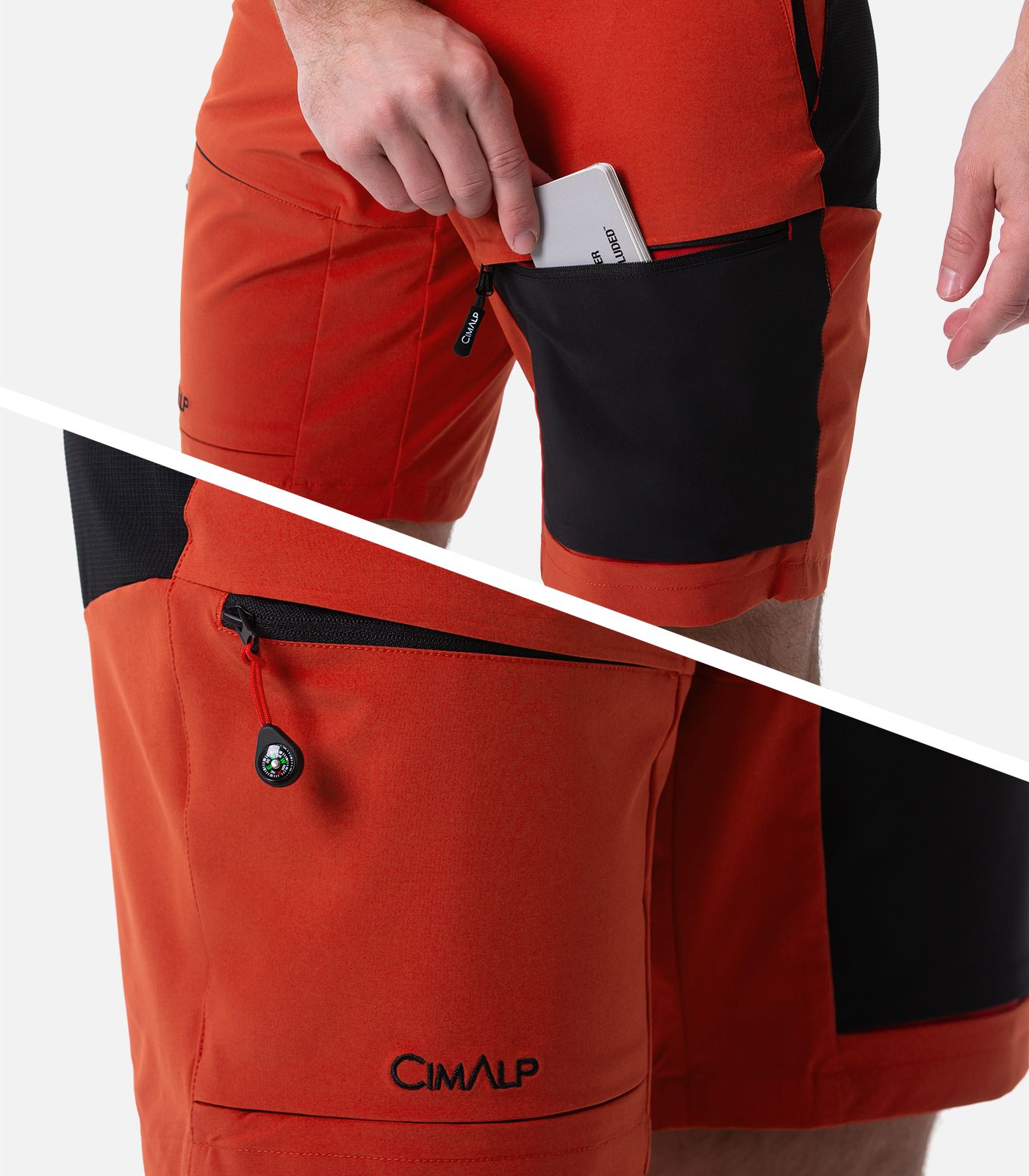 Kurze Wanderhose mit Stretch und Kevlar®-Verstärkungen - Mittlere Länge