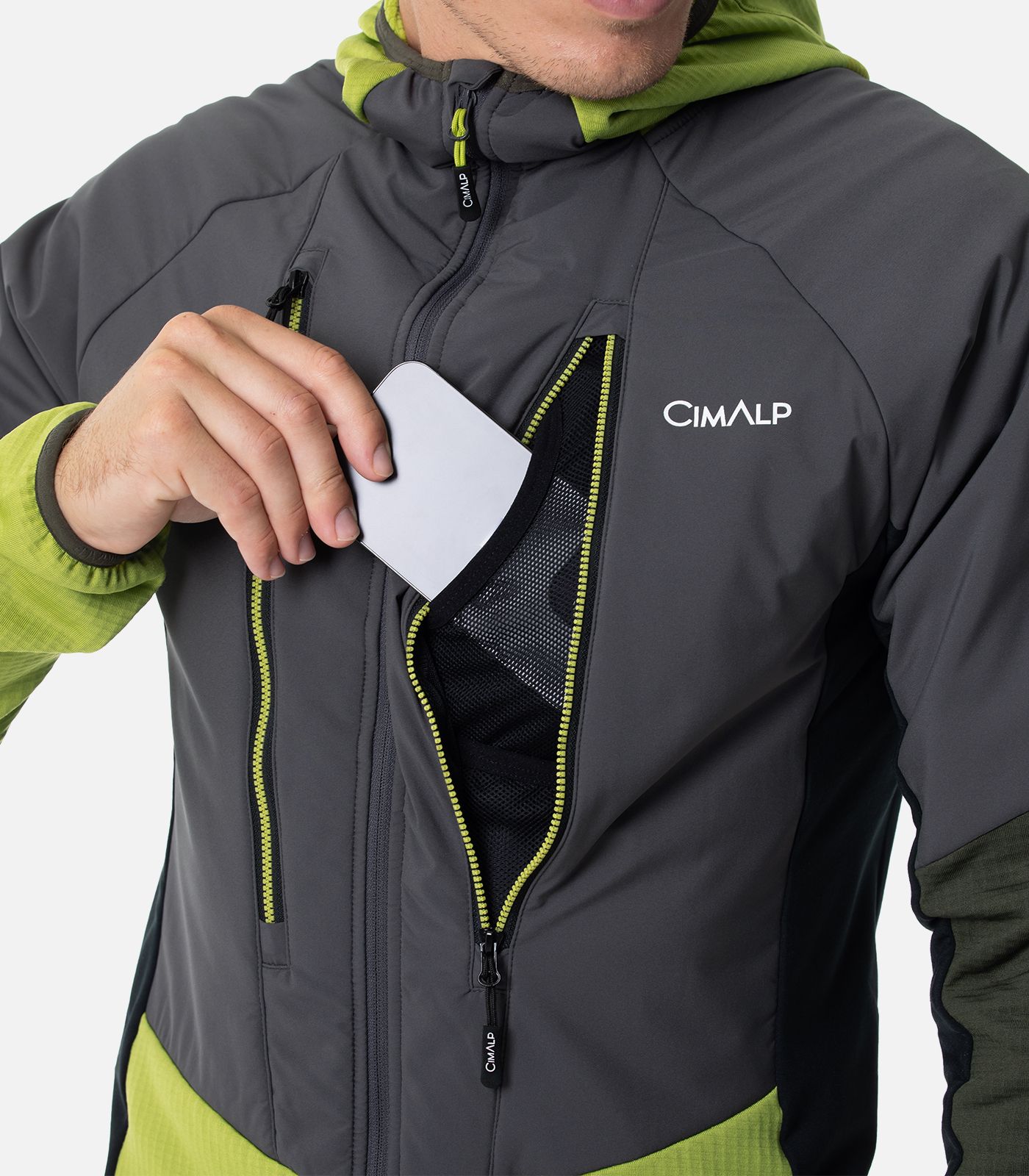 Fleecejacke aus CIMAGRID und PRIMALOFT