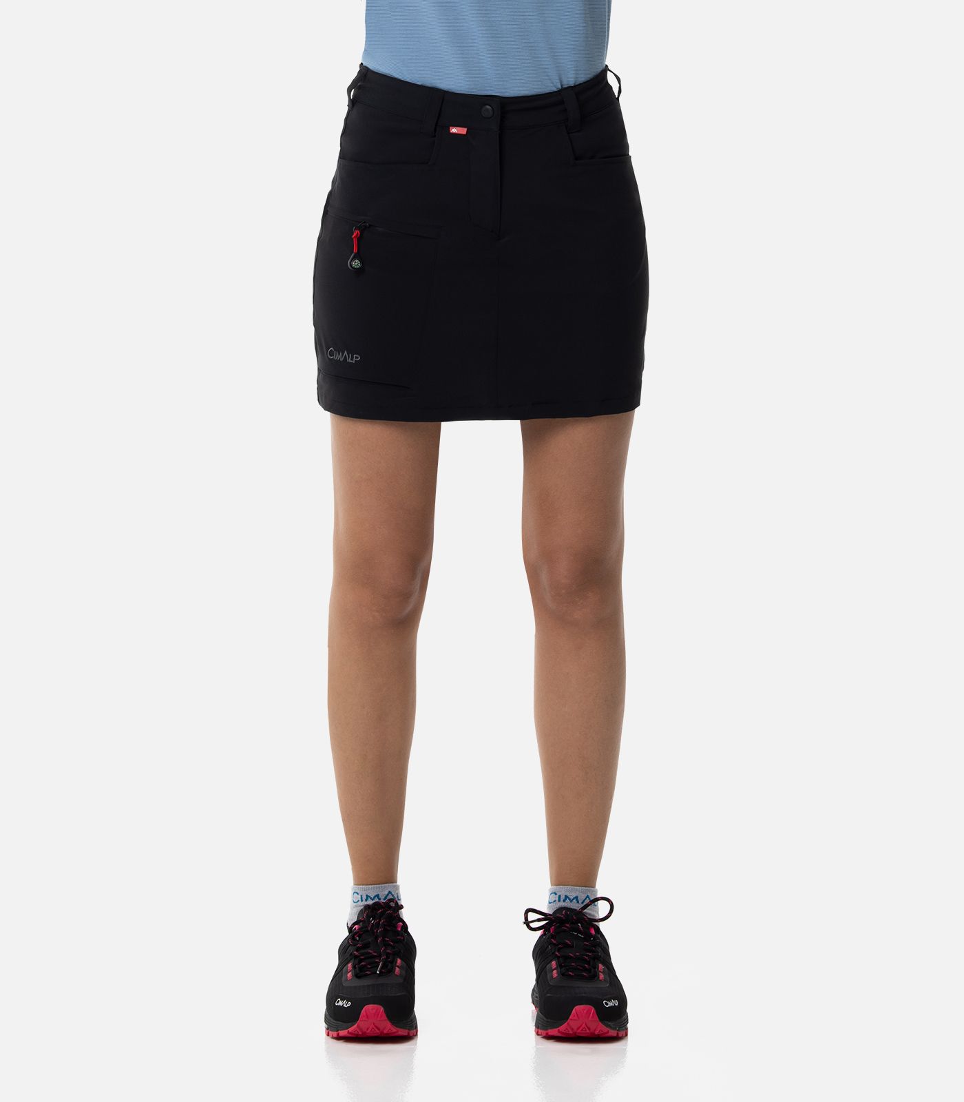 Jupe-short stretch avec boxer intégré