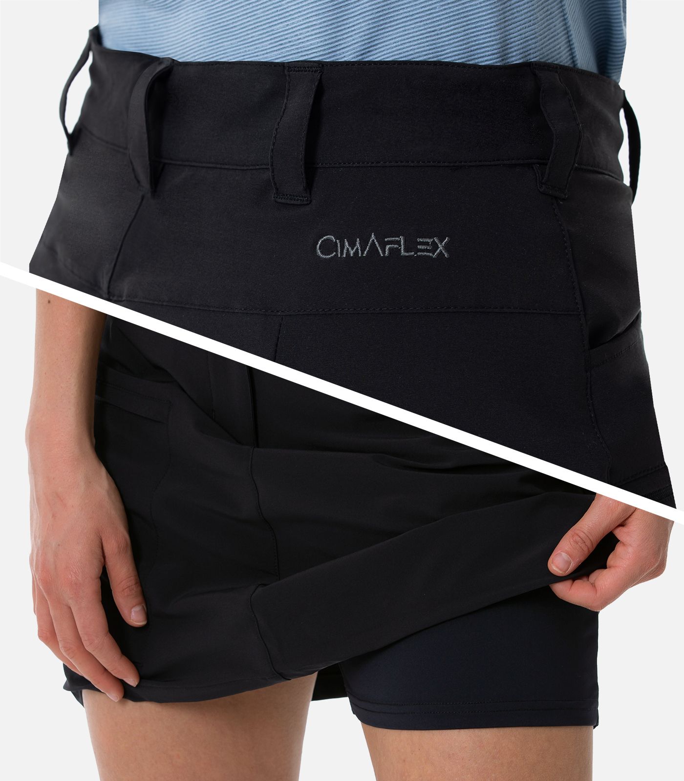 Trekking-Rock mit Innenhose