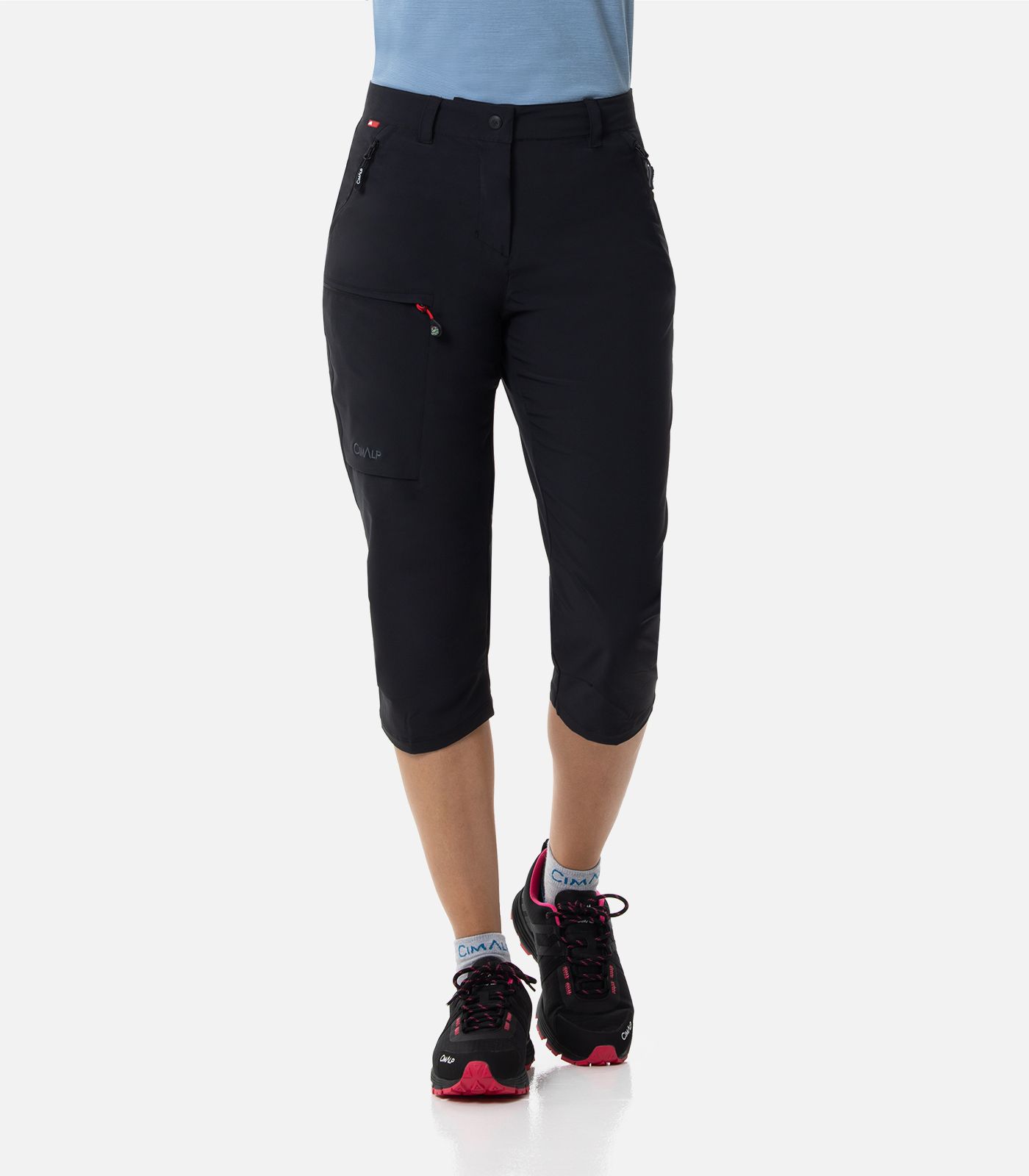 3/4-Funktionshose mit Stretch für Wandern und Reisen