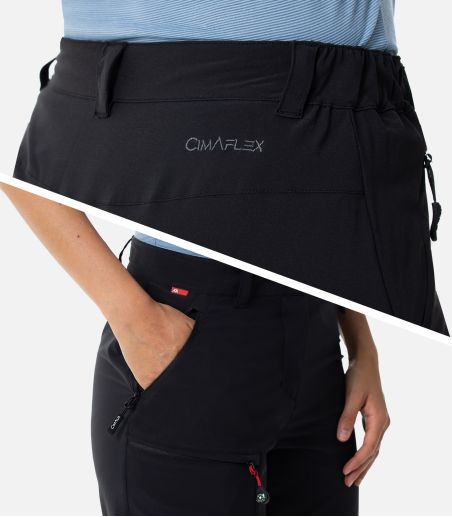 3/4-Funktionshose mit Stretch für Wandern und Reisen